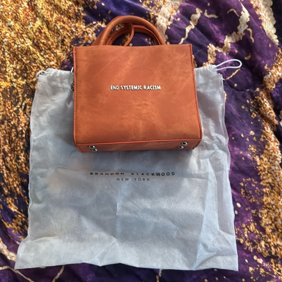 Brandon Blackwood ESR Tote in Orange Wax Denim - Picture 2 of 10